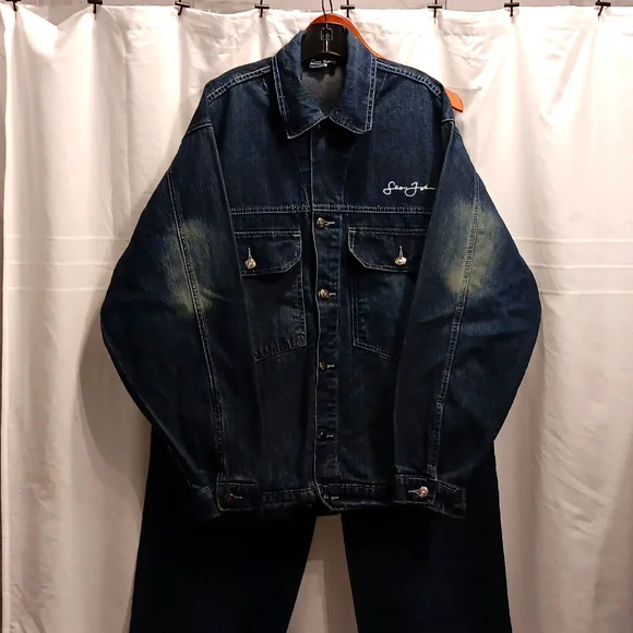 Sean John Jeans Sean John P Diddy Vintage Denim Jean Suit